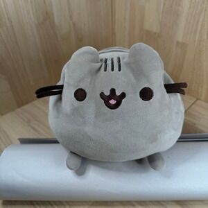 Pusheen Cat Stuffed Plush Round Gray 11"‎ Kitten Toy Collectible